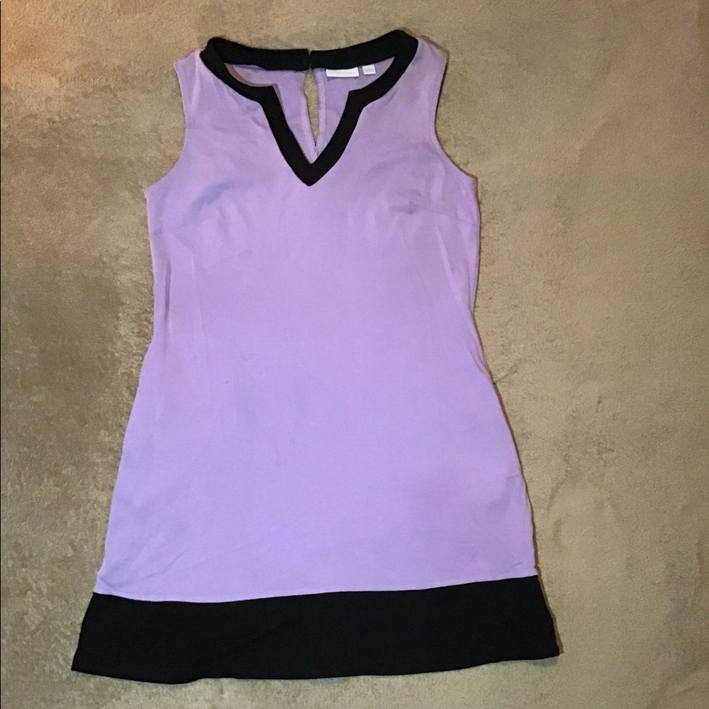 Black and purple dress